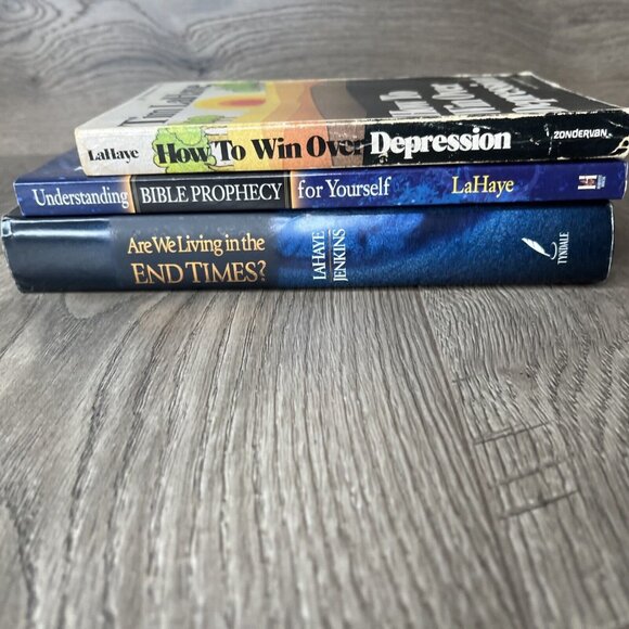 Other - How to Win Over Depression by Tim LaHaye Book Lot Of 3 Bible Prophecy End Times